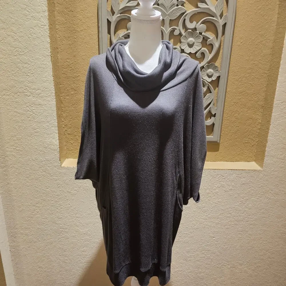 Victoria’s Secret Lightweight Knit Sweater Dress XS Cowl Neck  Boho Cottagecore - Picture 3 of 16